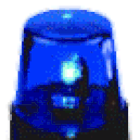 Emergency siren indicator